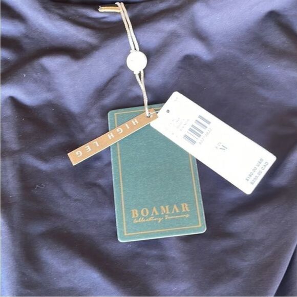 Anthropologie x Boamar Flavia Black One-Piece Swimsuit Removable Ruffle Sleeve M - Picture 8 of 9